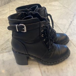 Black boots